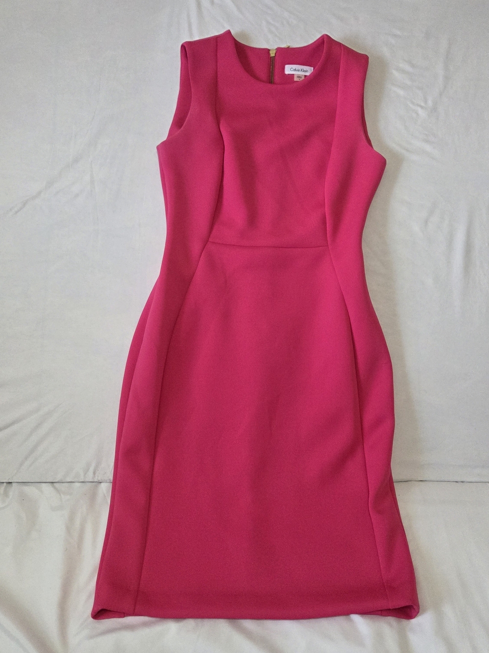 Calvin Klein Fuchsia Tailored Sheath Dress